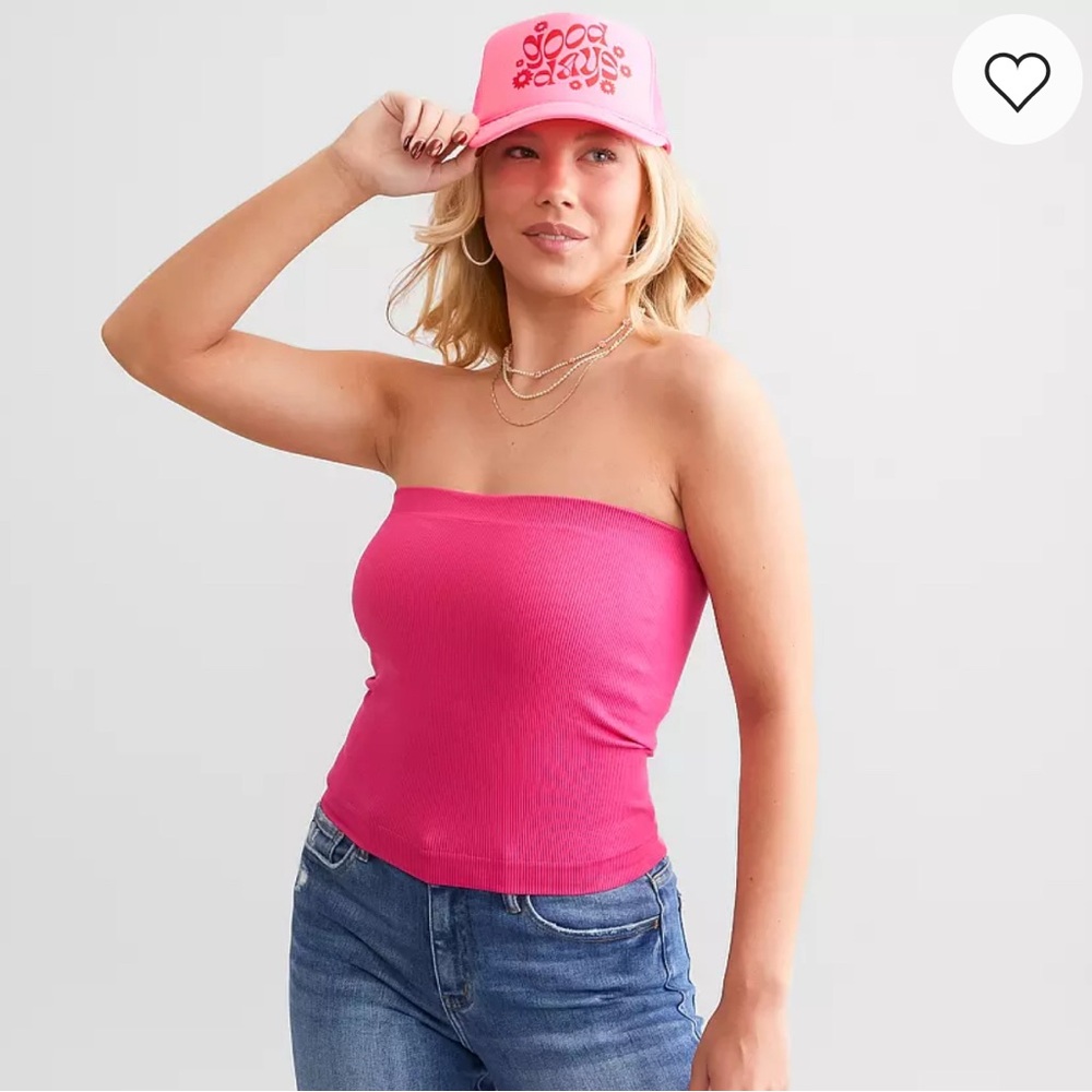 Vibrant Pink tube top